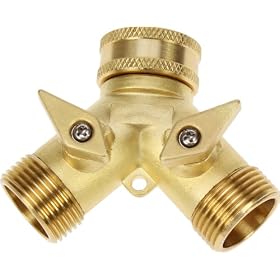 Darlac Two Way Brass Tap Manifold - Turn one tap into two