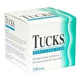 Tucks Medicated Witch Hazel Hemorhoidal Pads, 100-Count Boxes (Pack of 3)