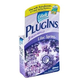 Glade PlugIns Air Freshener Refills, Lilac Spring , 3 - .17 oz (4.8 g) refills [51 oz (14.4 g)]