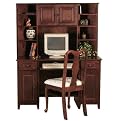 Corner Computer Desk - Mahogany
