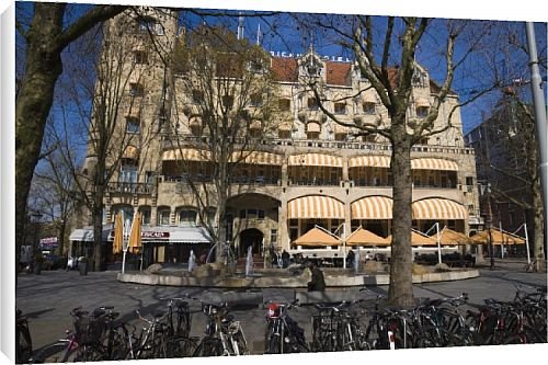 Canvas Prints of The American Hotel, a famous Art Nouveau style building in Leidseplein, from Robert Harding