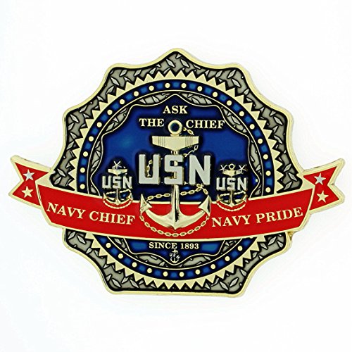 CPO Chief Goat Forged From the Deckplates US Navy Challenge Coin