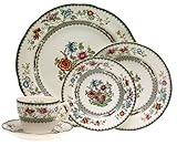 IMAGE OF Spode Chinese Rose Earthenware 5-Piece Dinnerware Place Setting, Service for 1