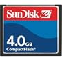 Sandisk 4GB COMPACTFLASH CARD ( SDCFB-4096-A10  Retail Package)
