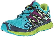 Salomon Women's X-Mission 3 W Trail Running Shoe, Teal Blue/Granny Green/Passion Purple, 5 B US
