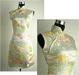 (フラワー)FLOWER【チャイナドレスミニ】牡丹・白(S、M、L、XL)