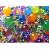 20000 beads (8oz) (250g) MARVELBEADS Water Beads Gel Pearls-12 Color Rainbow Mix-Makes 15-20 gallons of Beads -Great for Wedding decor, Home decor, Vase fillers, orbeez refill