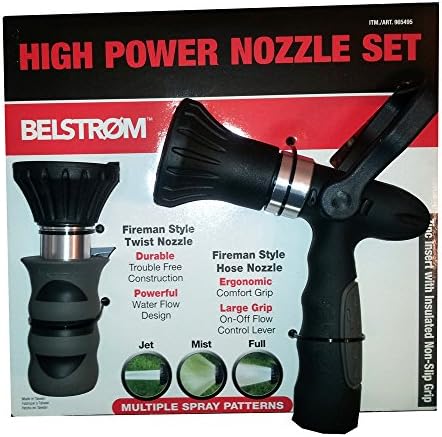 Belstrom High Power Fireman Style Nozzle Set
