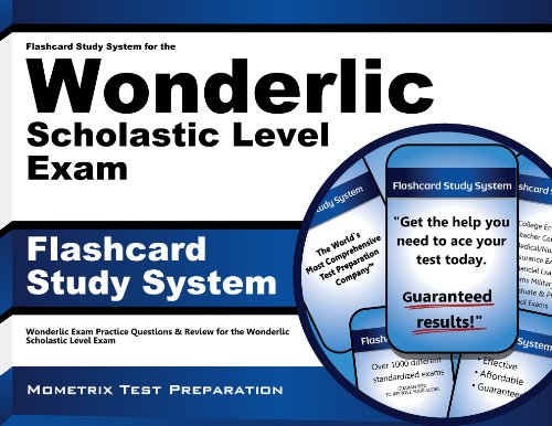 flashcard study system for the wonderlic scholastic level exam wonderlic exam practice questions  review for