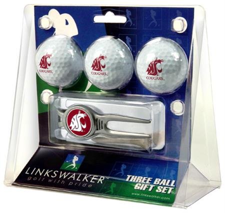 Washington State Cougars Ncaa Kool Tool 3 Golf Ball Gift Packs