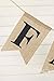 Ling's moment Rustic Falling in Love Burlap Banner, Vintage Style Burlap Banner Kit for Wedding Decoration, Party Decor, 14pcs Flags