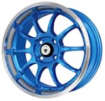 Konig Lightning Blue Wheel with Machi...