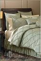 16 PC. VENETIAN LUXURY BED IN A BAG SUPER SET W/ MATCHING SHAMS, PILLOWS, SHEET SETS SEASPRAY GREEN