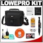 Lowepro Nova 180 AW Digital SLR Camera Shoulder Bag + Accessory Kit for Canon Rebel T3, T3i, T1i, T2i, EOS 60D, 5D, 7D, Nikon D3000, D3100, D5000, D5100, D7000, D300s, Olympus Evolt E-5, E-30, E-620 & Sony Alpha A560, A580, A33, A35, A55