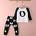 Baby Boys Long Sleeve T-shirt and Elastic Waist Long Pants Outfit (80(6-12M), Navy)