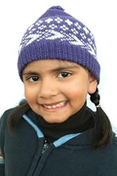 Alpaca Hat for Kids - Purple Magic