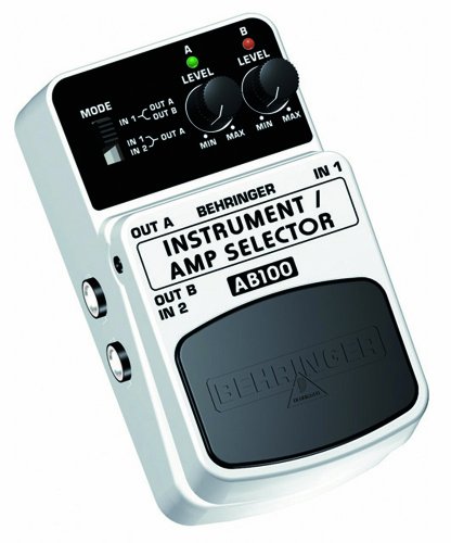 Behringer Guitar/Amp Selector AB100 Universeller 2-Mode A/B Fu&szlig;schalter Preisvergleich