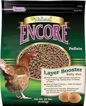 F.M. Brown's Encore Natural Egg Layer Booster Daily Diet for Pets, 20-Pound
