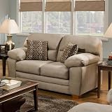 Cobblestone Microfiber Loveseat