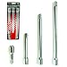 Heavy Duty 4 Piece Ratchet Wrench Extension Bar Set - 1/2 in