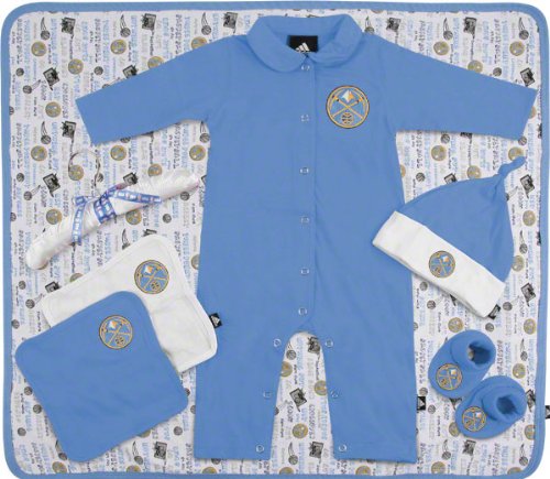 Denver Nuggets Newborn (6-9 mos) 7-Piece Creeper Set