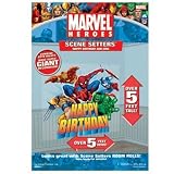 Marvel City Birthday Scene Setter Add-Ons