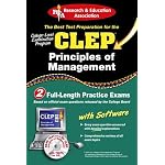 CLEP Principles of Management w/ CD-ROM (REA) -  The  Best Test Prep for (REA Test Preps) book cover