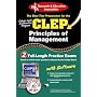CLEP Principles of Management w/ CD-ROM (REA) -  The  Best Test Prep for (REA Test Preps)