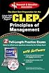 CLEP Principles of Management w/ CD-ROM (REA) -  The  Best Test Prep for (REA Test Preps)