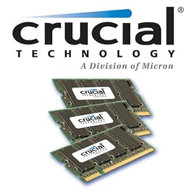 Crucial Technology 512 MB 200-Pin SO DIMM Non-ECC DDRRAM for Notebooks