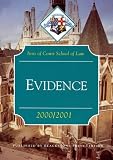 Evidence 2000-2001 (Inns of Court Bar Manuals)