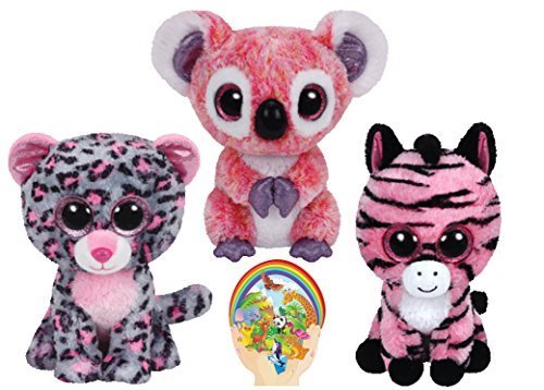 Ty Beanie Boos Leopard TASHA, Koala KACE