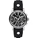 DKNY Women's NY8171 Black Rubber Quartz Watch with White Dial