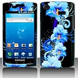 Premium - Samsung i897/Captivate Blue Flower Cover - Faceplate - Case - Sna ....
