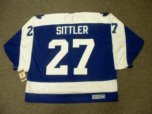 DARRYL SITTLER Toronto Maple Leafs 1978 CCM Vintage Throwback Away NHL Hockey Jersey, MEDIUM