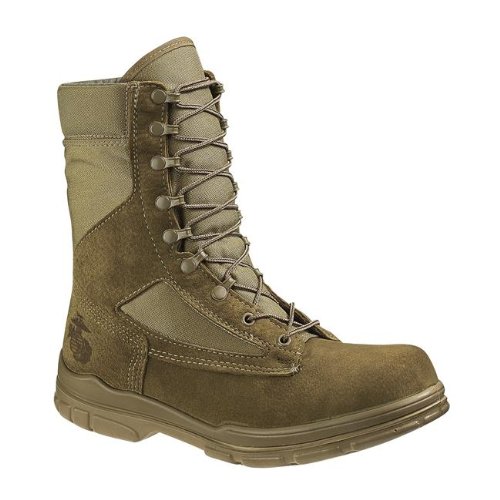 Bates Mens U.S.M.C . Lightweight Uniform Olive Mojave Leather Boot 8.5 M US