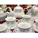 Annika Blue Tea Set 21pc- Service for 6-Quality Low Priced Porcelain