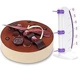 私の家族 ケーキ レベル定規マーカー ケーキ デザイナー デコレータ装飾ガーランド罫線ツール