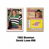 1992 Bowman Derek Lowe Rookie Card
