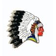 Metal Enamel Pin Badge Brooch Western Indian Chief'