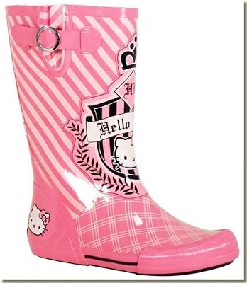 Chooka - Women's Hello Kitty Crest Rain Pup Rain Boots