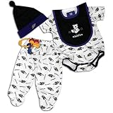 Ravens Genuine Stuff Infants Gift Box Set with Bib & Keys