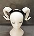 Sheep Horn Ear Hair Hoop Headband Forest Animal Photography Original Manual Aries Exhibition Cosplay Photo Props (White)