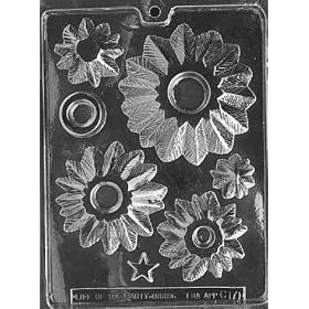 Buy 5 PIECE STACK TREE Christmas Candy Mold Chocolate by CybrTrayd now!