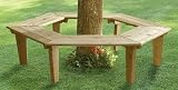 Small Cedar Around the Tree Bench