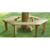 Large Cedar Around the Tree Bench