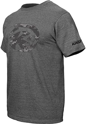 Kast Gear Digi Camo MX Logo Tee Shirt - Concrete Grey- Medium