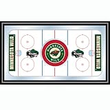 NHL Minnesota Wild Framed Hockey Rink Mirror