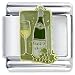 Wine Tasting Food Beverages Italian Charms Bracelet Link