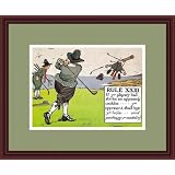 Rules of Golf - Rule XXIII Rules OF Golf Framed Artwork2